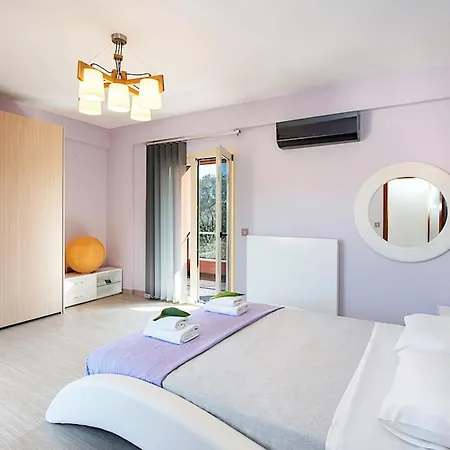 Villa Contemporary Corfu Retreat 3 Bedrooms Girasole Artful Decor Dafnila