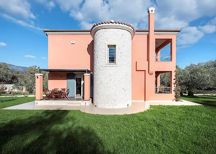 Contemporary Corfu Retreat 3 Bedrooms Girasole Artful Decor * Dafnila